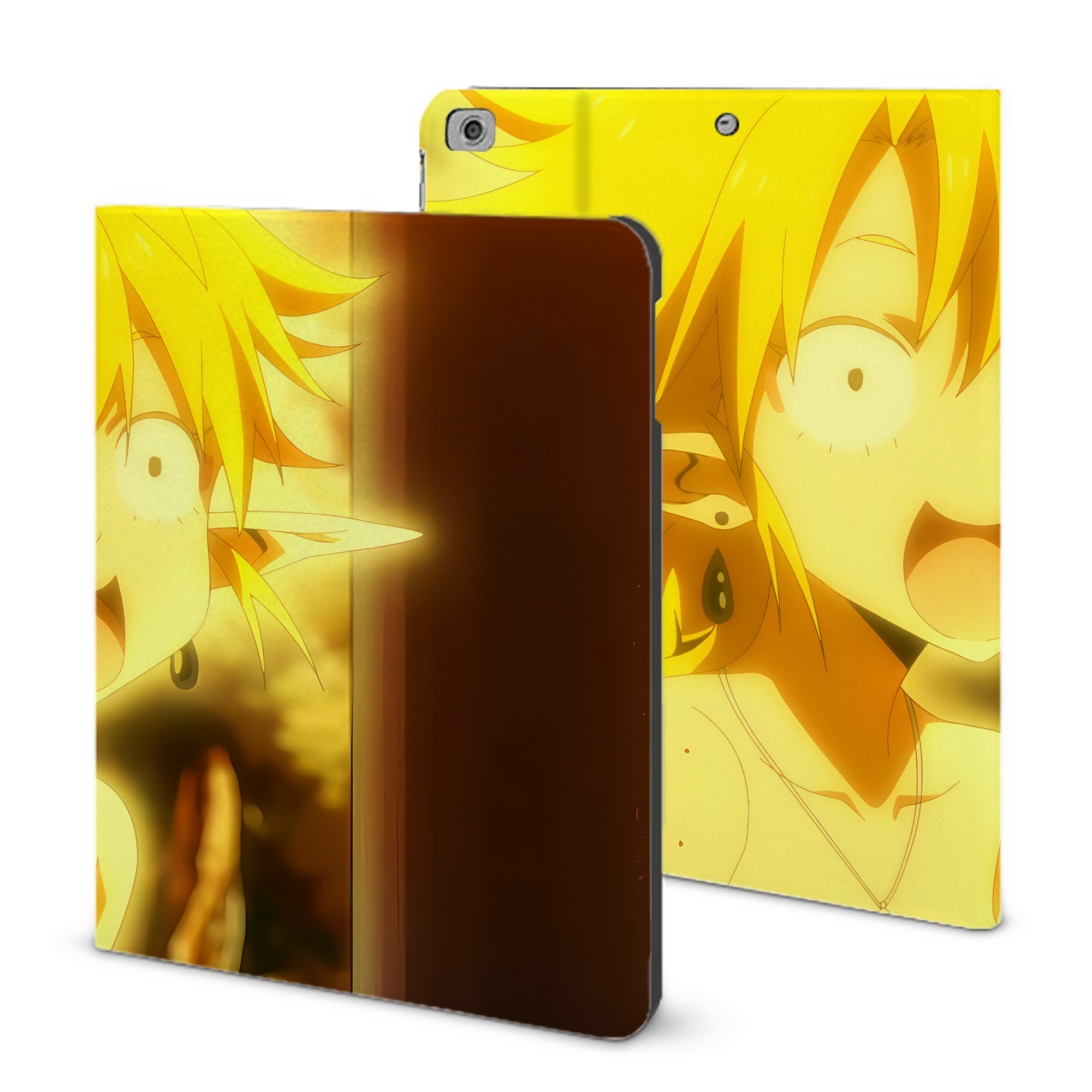 （画像用） 転スラ Regarding Reincarnated to Slime IPad ケース ブック型 PUレザー TPU 耐衝撃 軽量 薄型 ペン収納なし 全面保護 IPad 各モデル対応